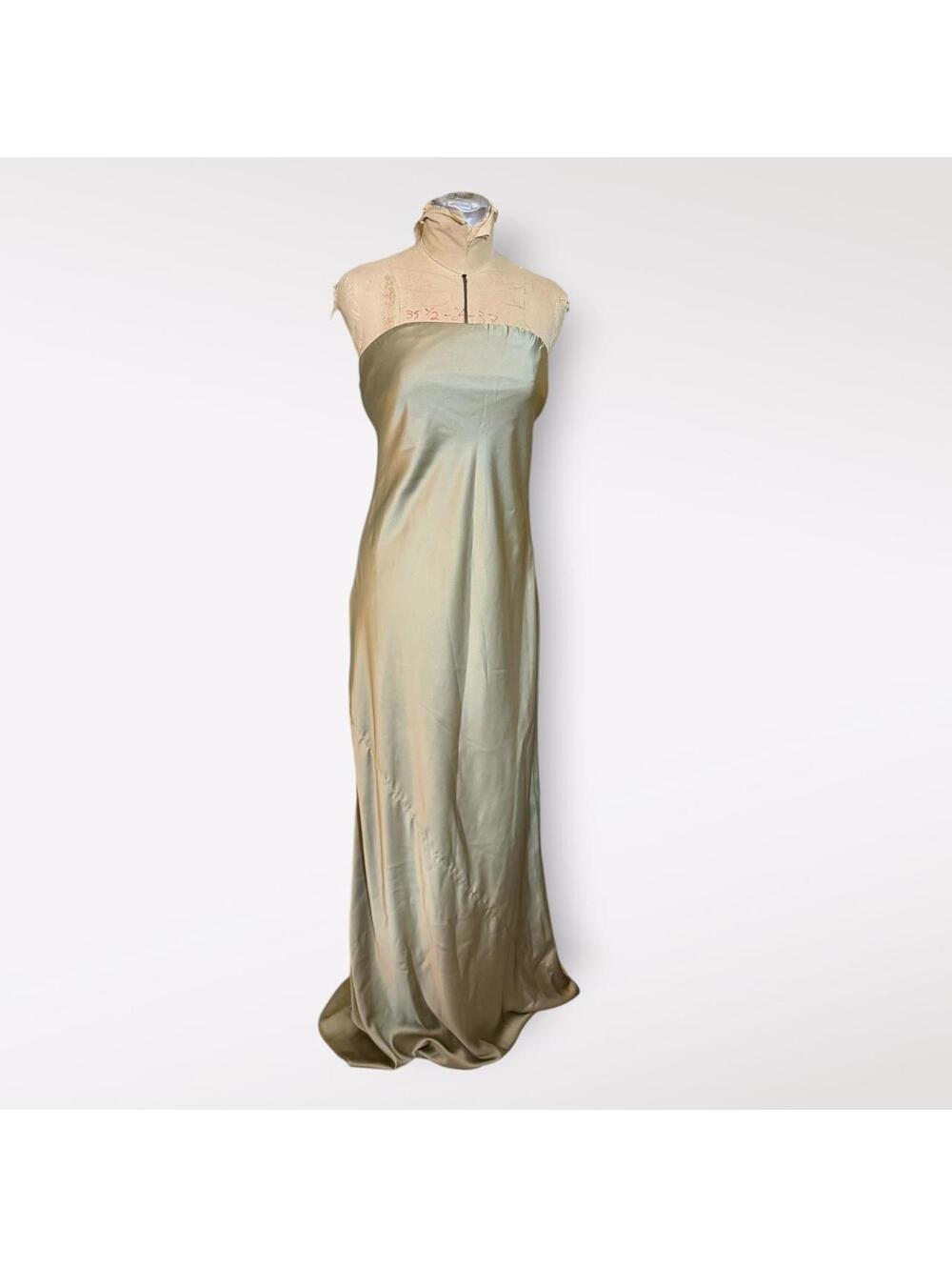 Show Me Your Mumu Strapless Satin Maxi Dress
